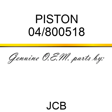 PISTON 04/800518