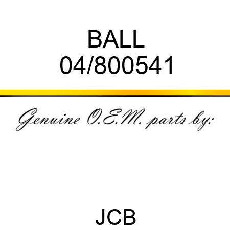 BALL 04/800541