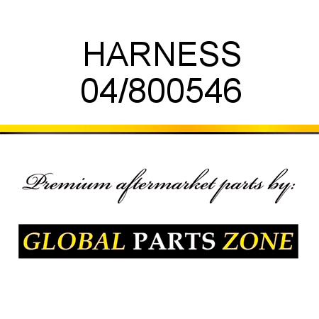 HARNESS 04/800546