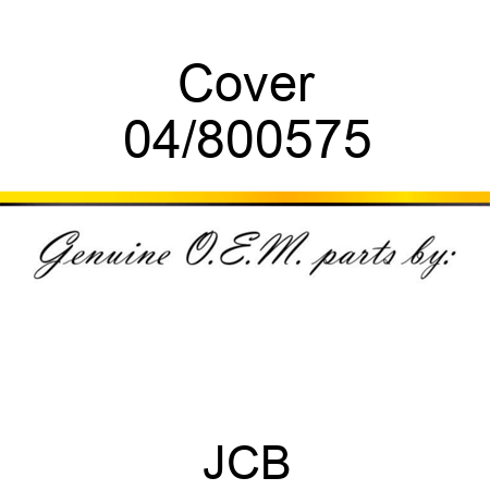 Cover 04/800575