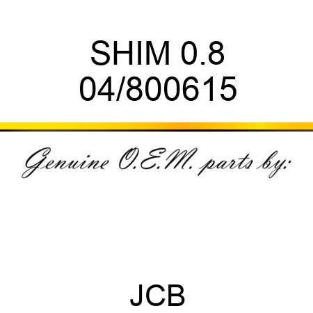 SHIM 0.8 04/800615