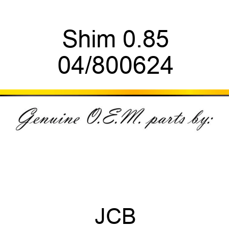 Shim 0.85 04/800624