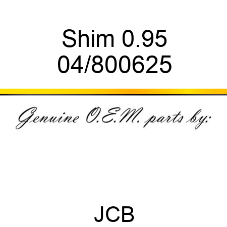 Shim 0.95 04/800625