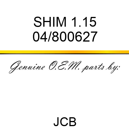 SHIM 1.15 04/800627