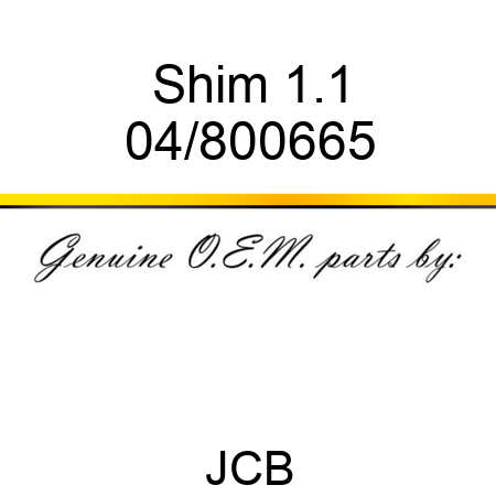 Shim 1.1 04/800665