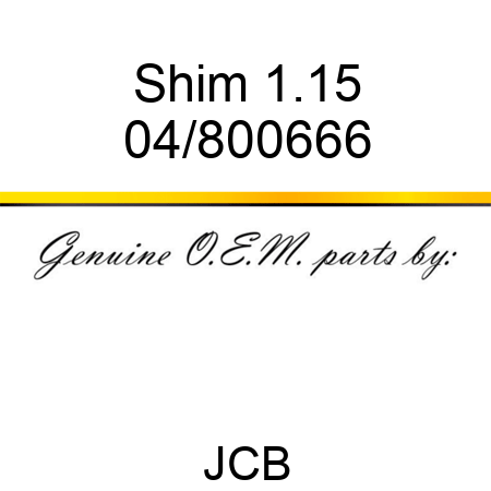 Shim 1.15 04/800666
