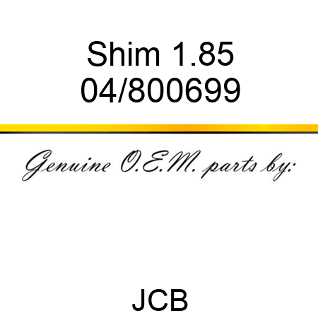 Shim 1.85 04/800699