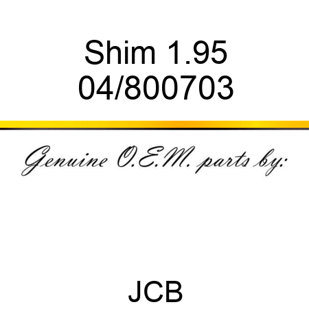 Shim 1.95 04/800703