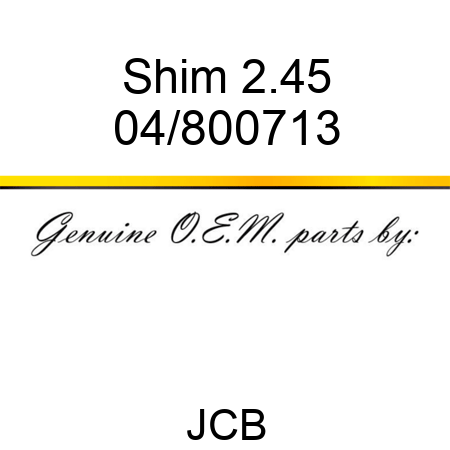 Shim 2.45 04/800713