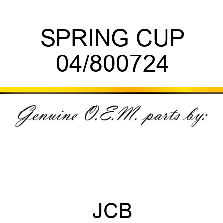 SPRING CUP 04/800724
