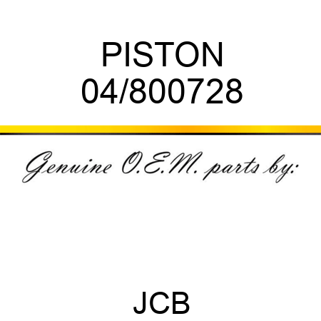 PISTON 04/800728