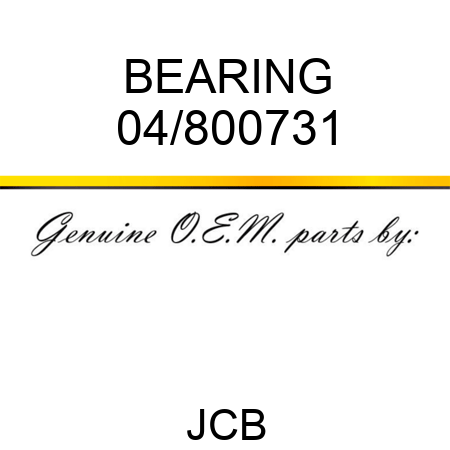 BEARING 04/800731