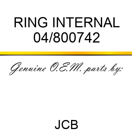 RING INTERNAL 04/800742