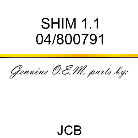 SHIM 1.1 04/800791