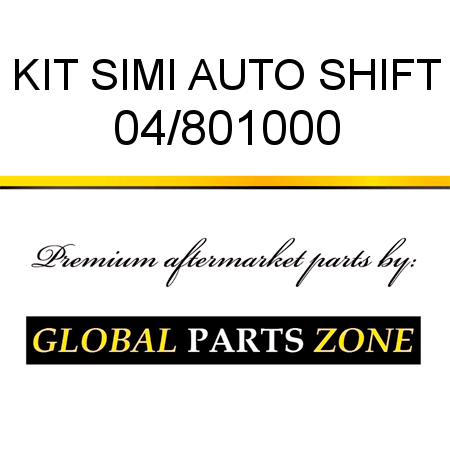 KIT SIMI AUTO SHIFT 04/801000