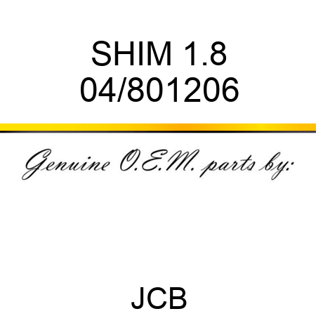 SHIM 1.8 04/801206