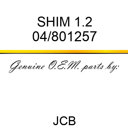 SHIM 1.2 04/801257