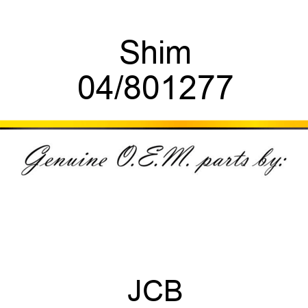 Shim 04/801277