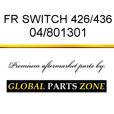 FR SWITCH 426/436 04/801301