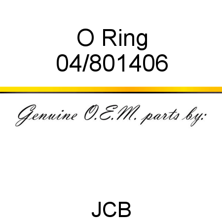 O Ring 04/801406