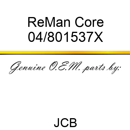 ReMan Core 04/801537X