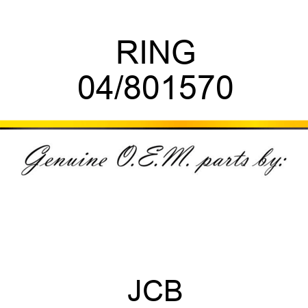 RING 04/801570