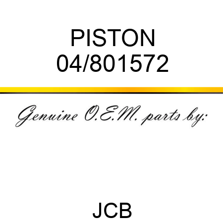 PISTON 04/801572