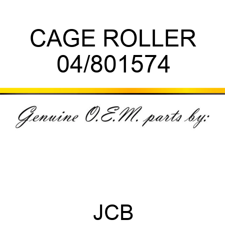 CAGE ROLLER 04/801574