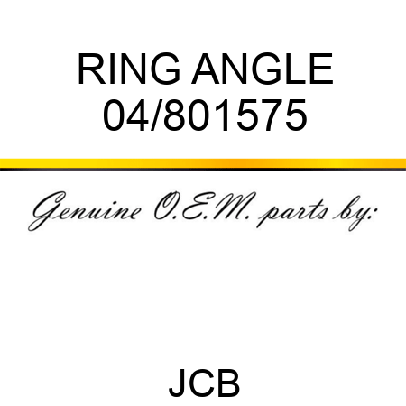 RING ANGLE 04/801575