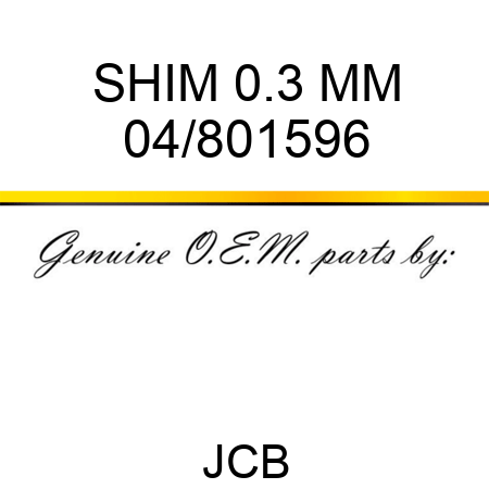 SHIM 0.3 MM 04/801596