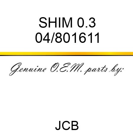 SHIM 0.3 04/801611