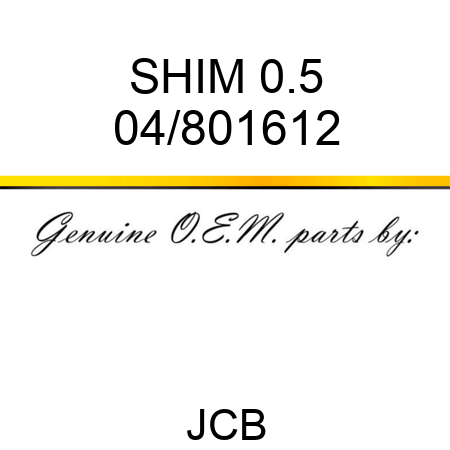 SHIM 0.5 04/801612