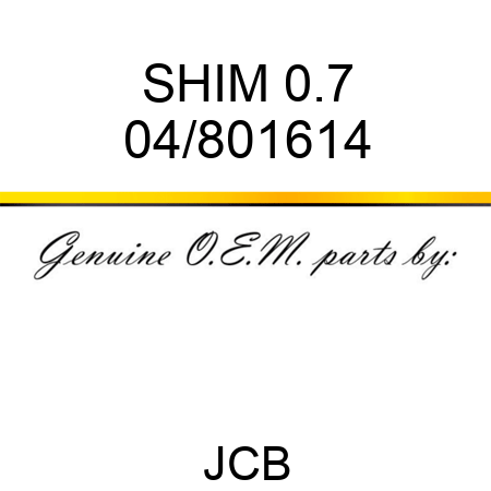 SHIM 0.7 04/801614