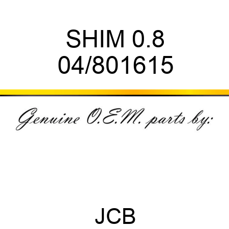SHIM 0.8 04/801615