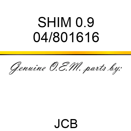 SHIM 0.9 04/801616
