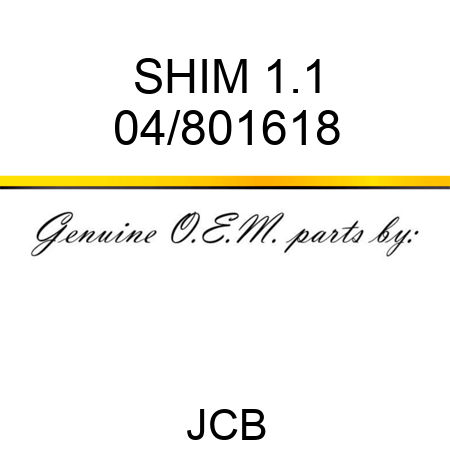SHIM 1.1 04/801618