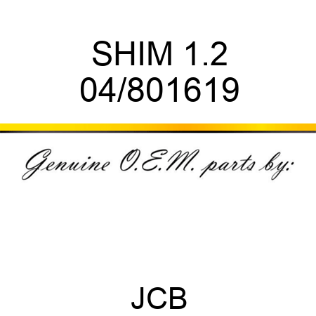 SHIM 1.2 04/801619
