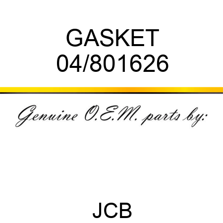 GASKET 04/801626