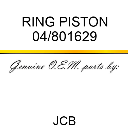 RING PISTON 04/801629