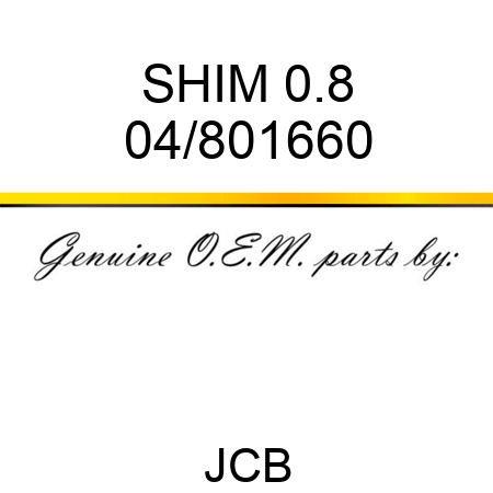 SHIM 0.8 04/801660