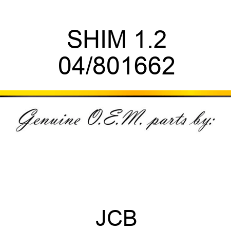SHIM 1.2 04/801662