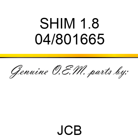 SHIM 1.8 04/801665