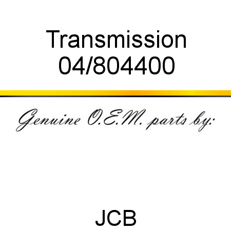 Transmission 04/804400