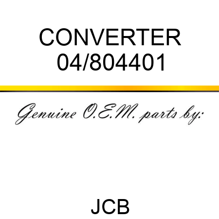 CONVERTER 04/804401