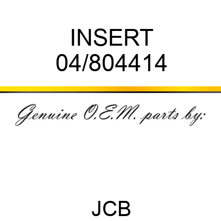 INSERT 04/804414
