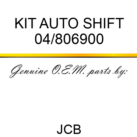 KIT AUTO SHIFT 04/806900