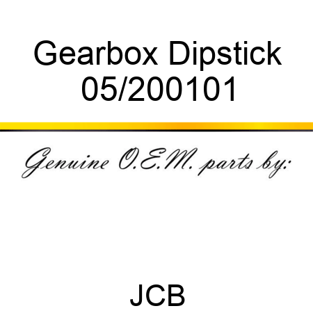 Gearbox Dipstick 05/200101