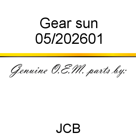 Gear, sun 05/202601