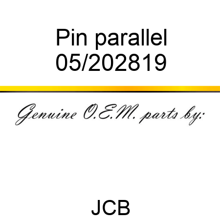 Pin parallel 05/202819