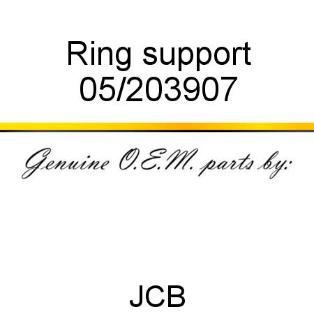 Ring, support 05/203907
